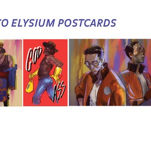 Disco Elysium Postkarten 10x16cm