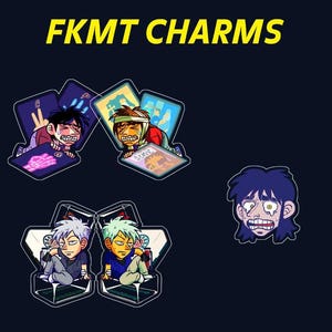 Kaiji / Akagi acrylic charms - Fukumoto