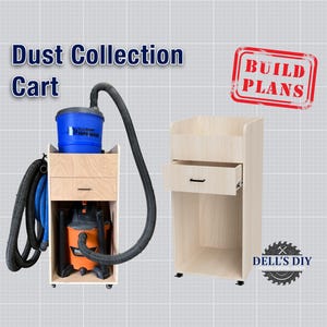 Mobile Dust Collection Cart Build Plans-Instant Download