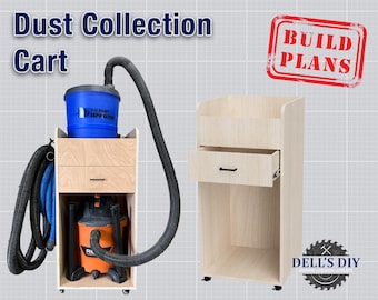 Mobile Dust Collection Cart Build Plans-Instant Download