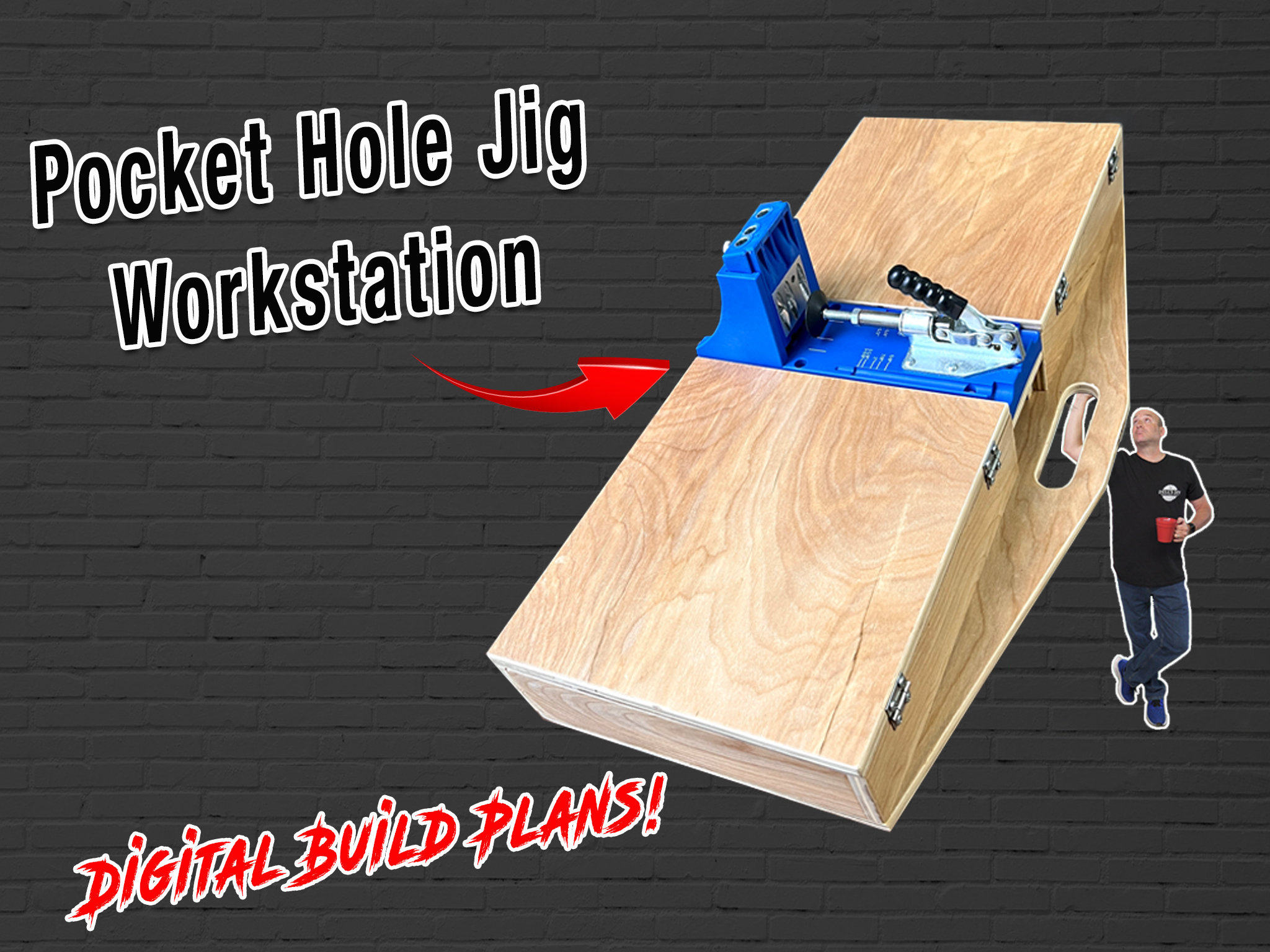 Pocket Hole Jig Workstation Digital Build Plans Etsy