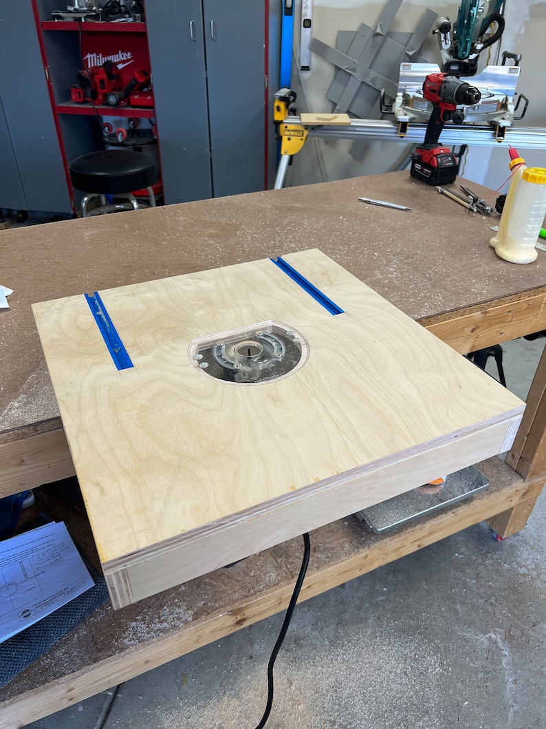 DIY Portable Router Table Digital Build Plans Etsy