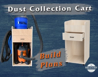 Mobile Dust Collection Cart Build Plans-Instant Download