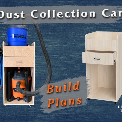 Mobile Dust Collection Cart Build Plansinstant Download Etsy