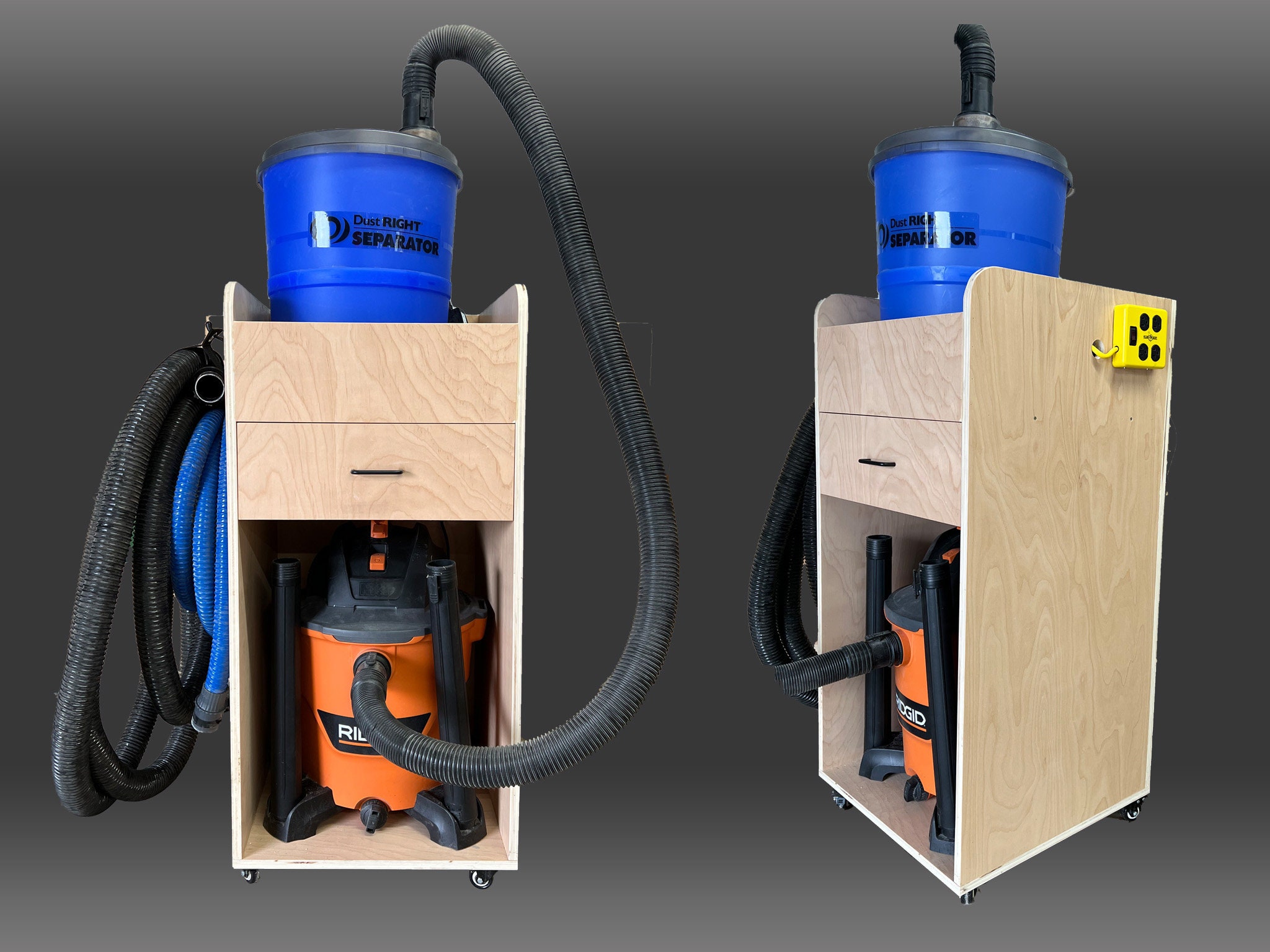 Mobile Dust Collection Cart Build Plansinstant Download Etsy