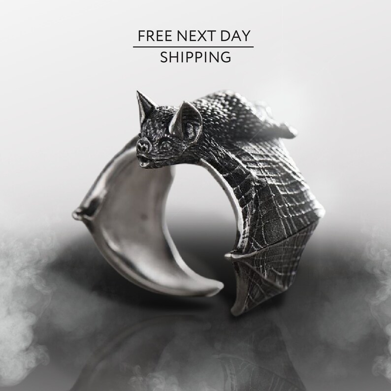 Bat Ring Vampire Bat Vampire Ring Animal Ring Steampunk Etsy