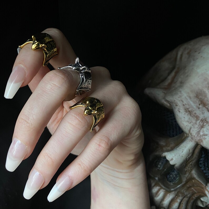 Bat Ring Vampire Bat Vampire Ring Animal Ring Steampunk Etsy