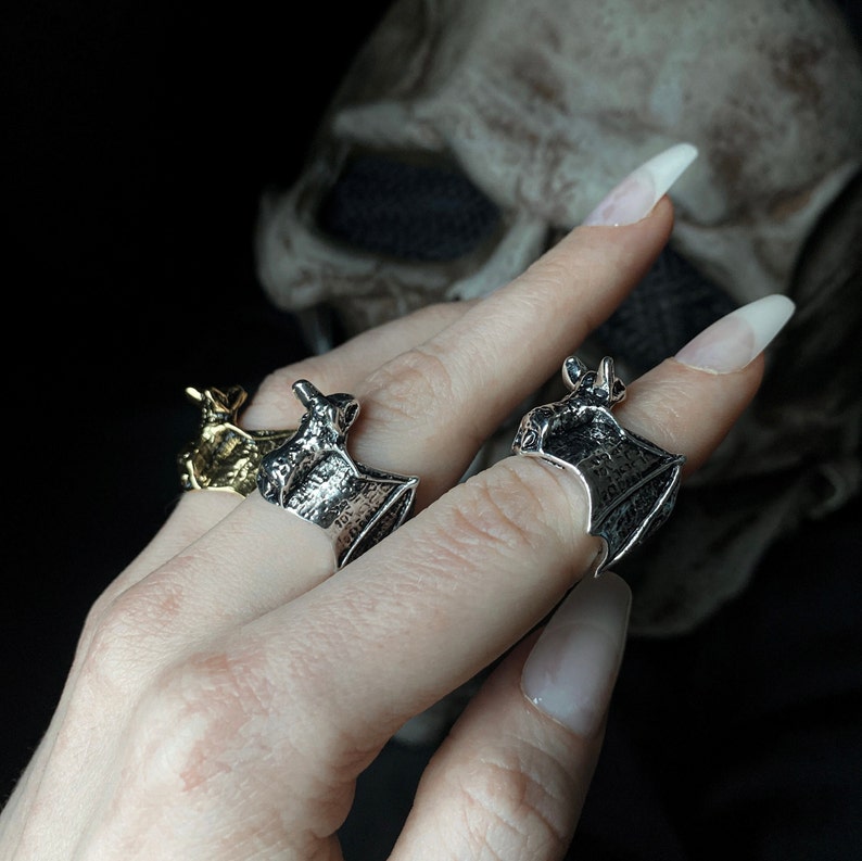 Bat Ring Vampire Bat Vampire Ring Animal Ring Steampunk Etsy