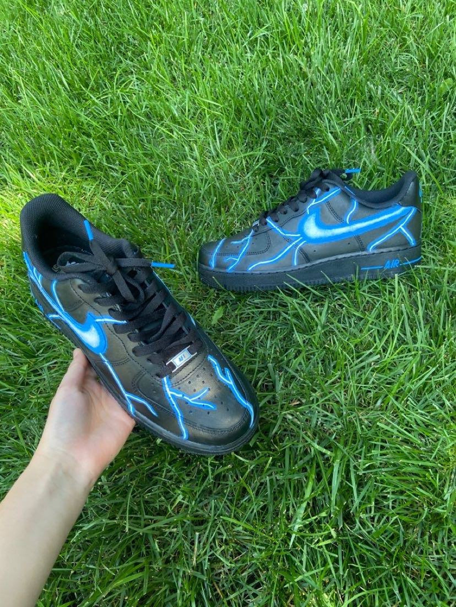 lightning-blue-custom-air-force-ones-etsy