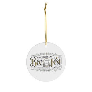 Greenfield Bee Fest Ceramic Ornaments