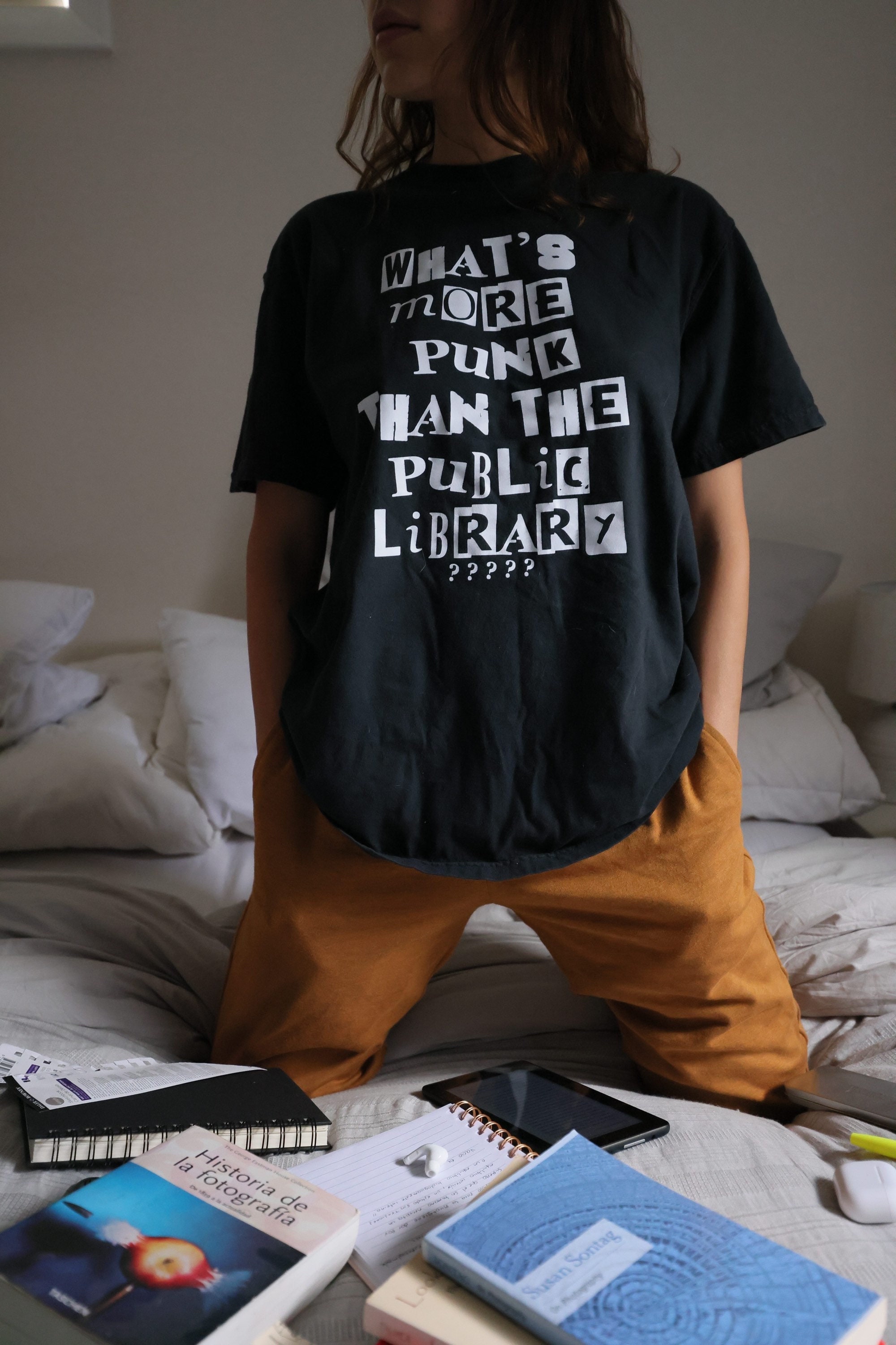 Discover Whats more punk than a Public library T-shirt