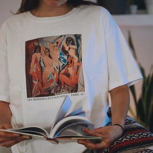 Pablo Picasso T-shirt/ Les demoiselles D’avignon/ fine art