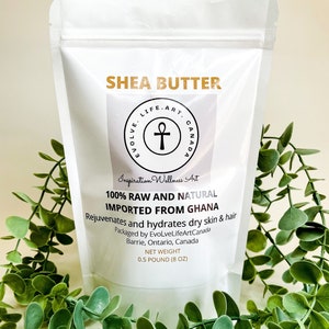 Raw African Shea Butter: Unrefined, Natural Moisturizer (8 oz)