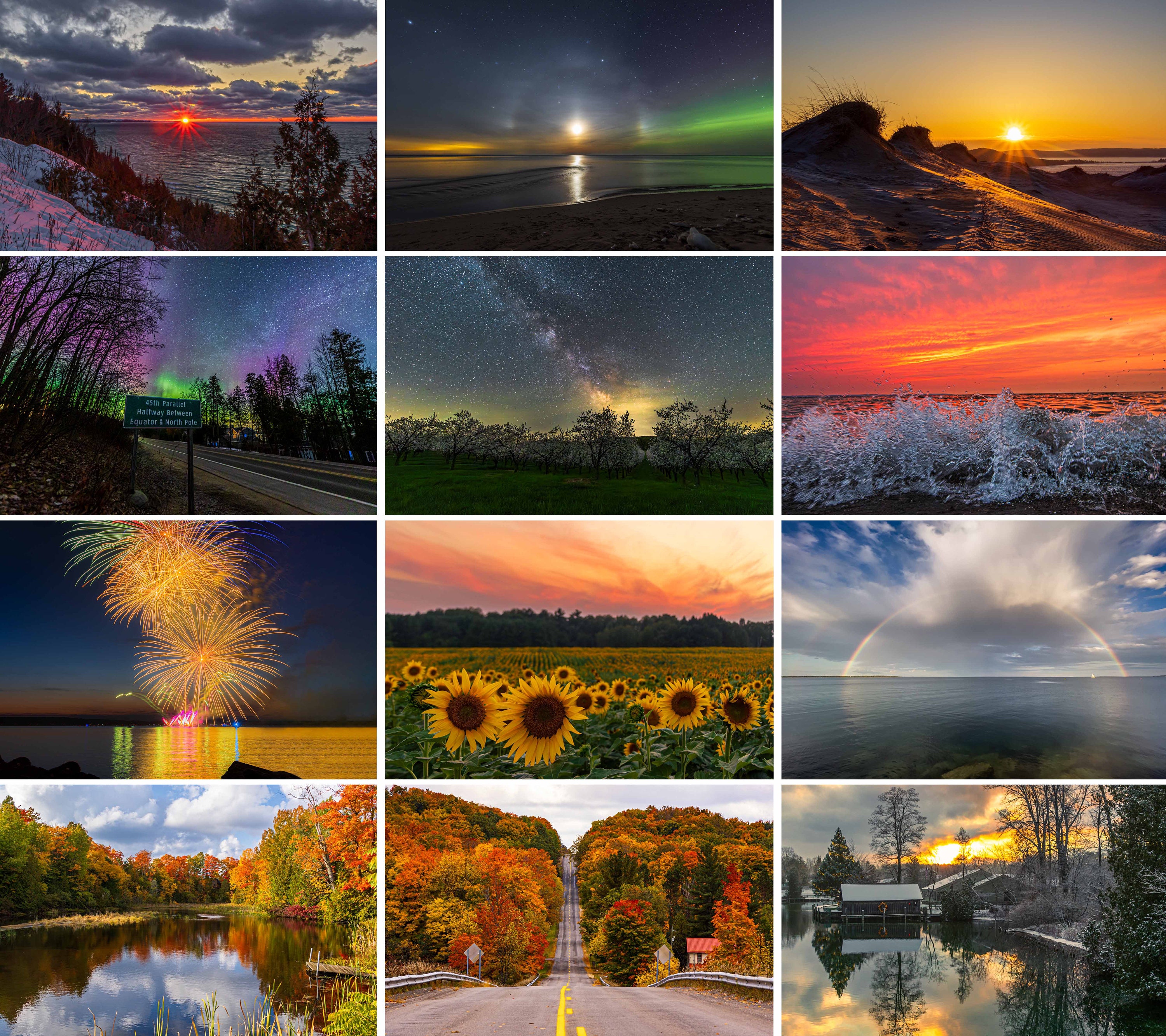 2024 Calendar Northern Michigan in Photos Etsy
