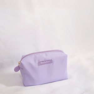 Borsa per il trucco lilla viola