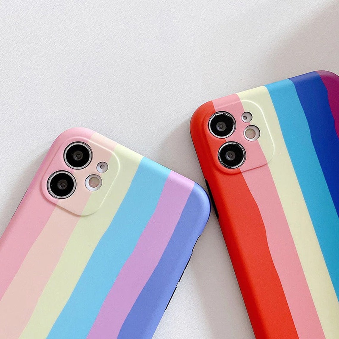Rainbow Phone Case for iPhone 12 11 Pro Max case iPhone 12 Etsy