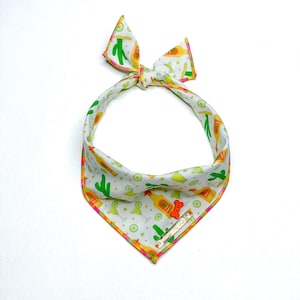 Taco Dog Bandana // Tacos, Tequila, Mexican Food, Margaritas // Cinco de Mayo // Dog Scarf, Bandana