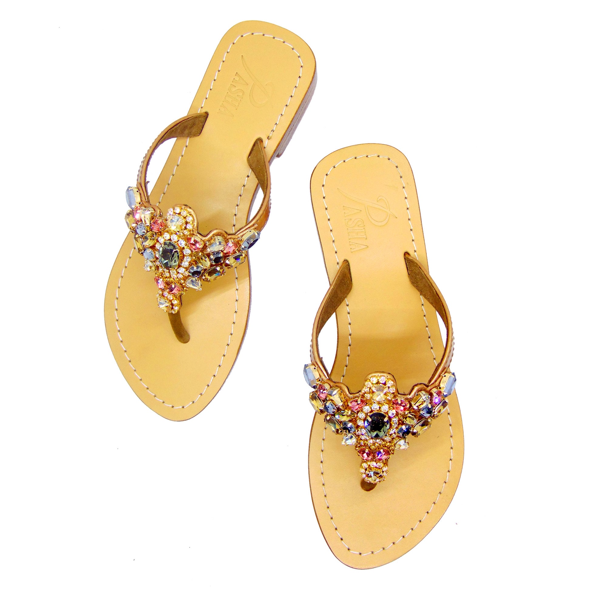 Gold plated best sale sandals
