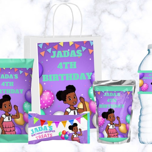 Gracie's Corner Editable Capri Sun Labels DIGITAL FILES Etsy Canada