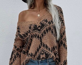 one shoulder sweaters