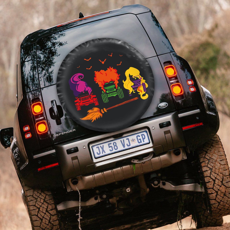 Discover Hocus Pocus Halloween Jeep Spare Tire Cover