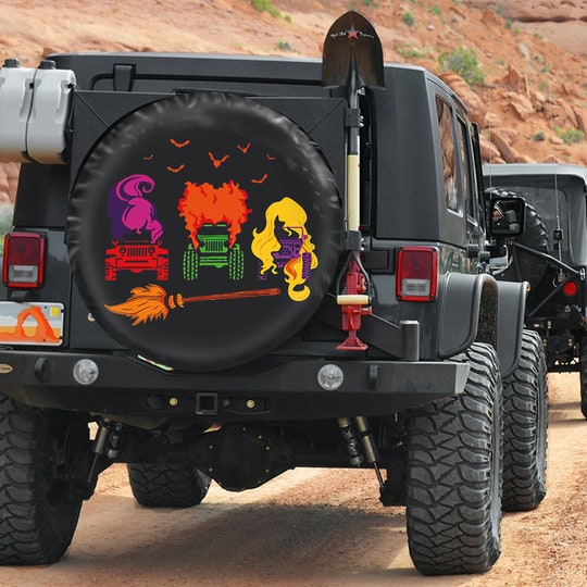 Disover Hocus Pocus Halloween Jeep Spare Tire Cover