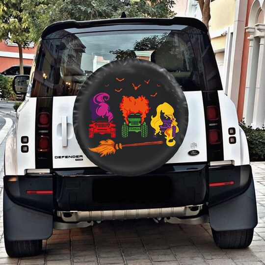 Disover Hocus Pocus Halloween Jeep Spare Tire Cover