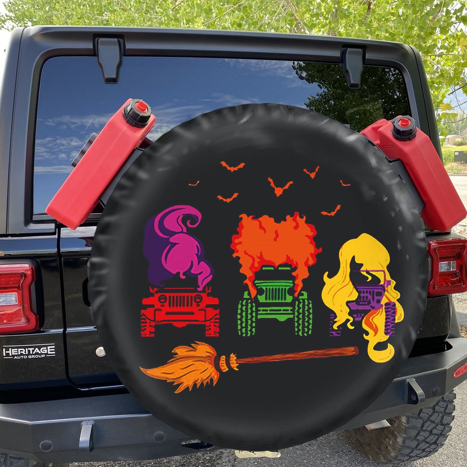 Discover Hocus Pocus Halloween Jeep Spare Tire Cover