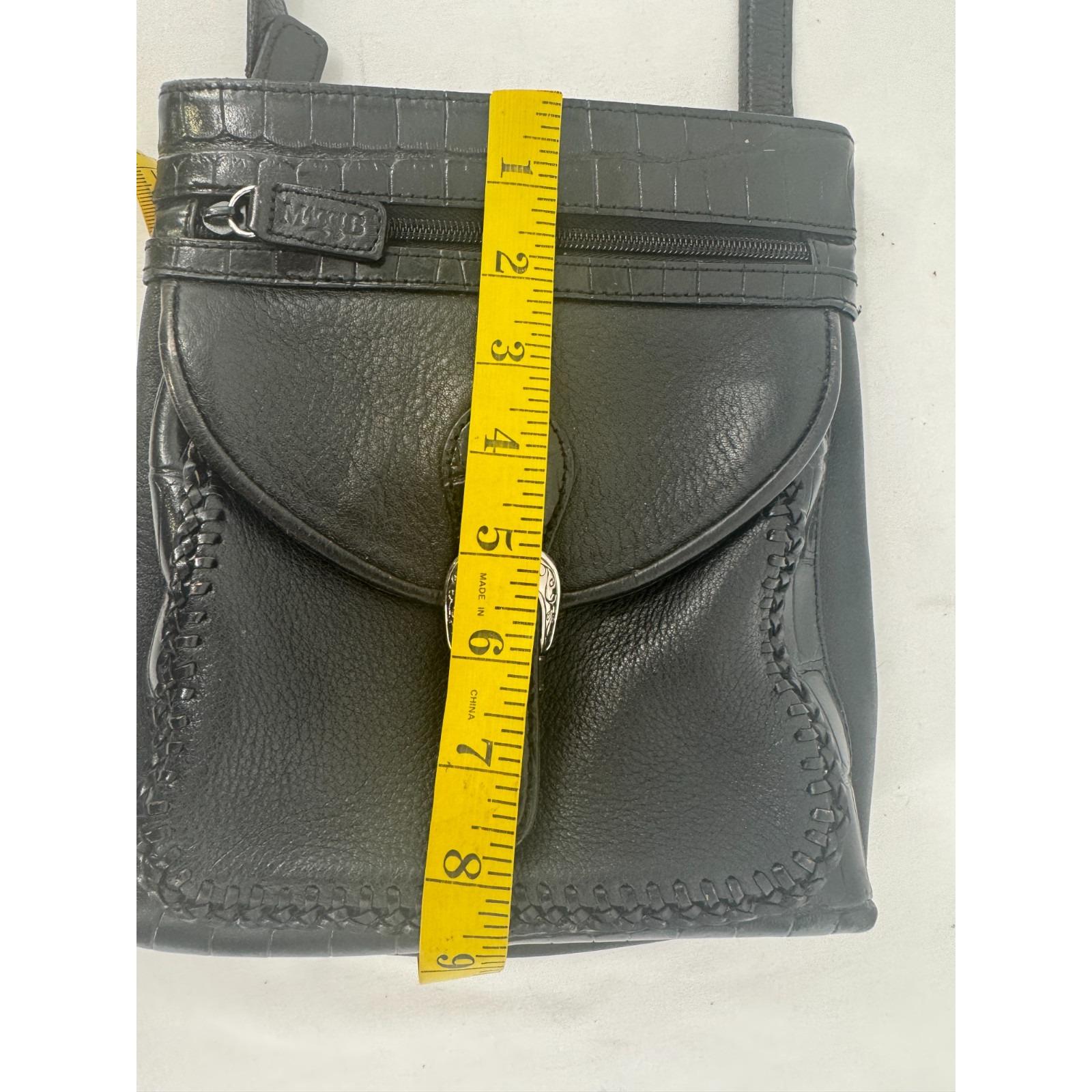 Vintage Black Pebbled Leather Crossbody Bag Croc Embossed Flap Boho Grunge Vintage Black Croc Bag - Etsy main image 3