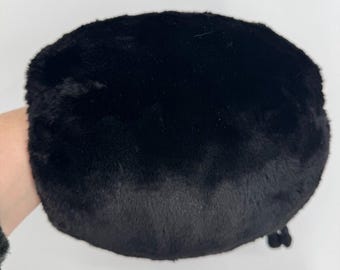 Vintage 50s 1950s Midcentury Real Animal Fur Hand Warmer Muff - Etsy