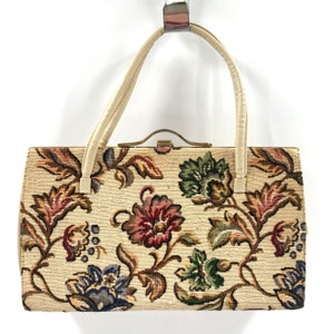 Vintage Tapestry Handbag JR Miami 