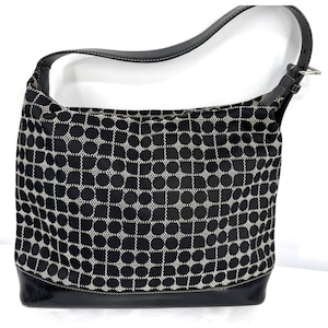 Vintage 90s Y2K Kate Spade NY Iconic Geometric Print Shoulder Bag Handbag Purse
