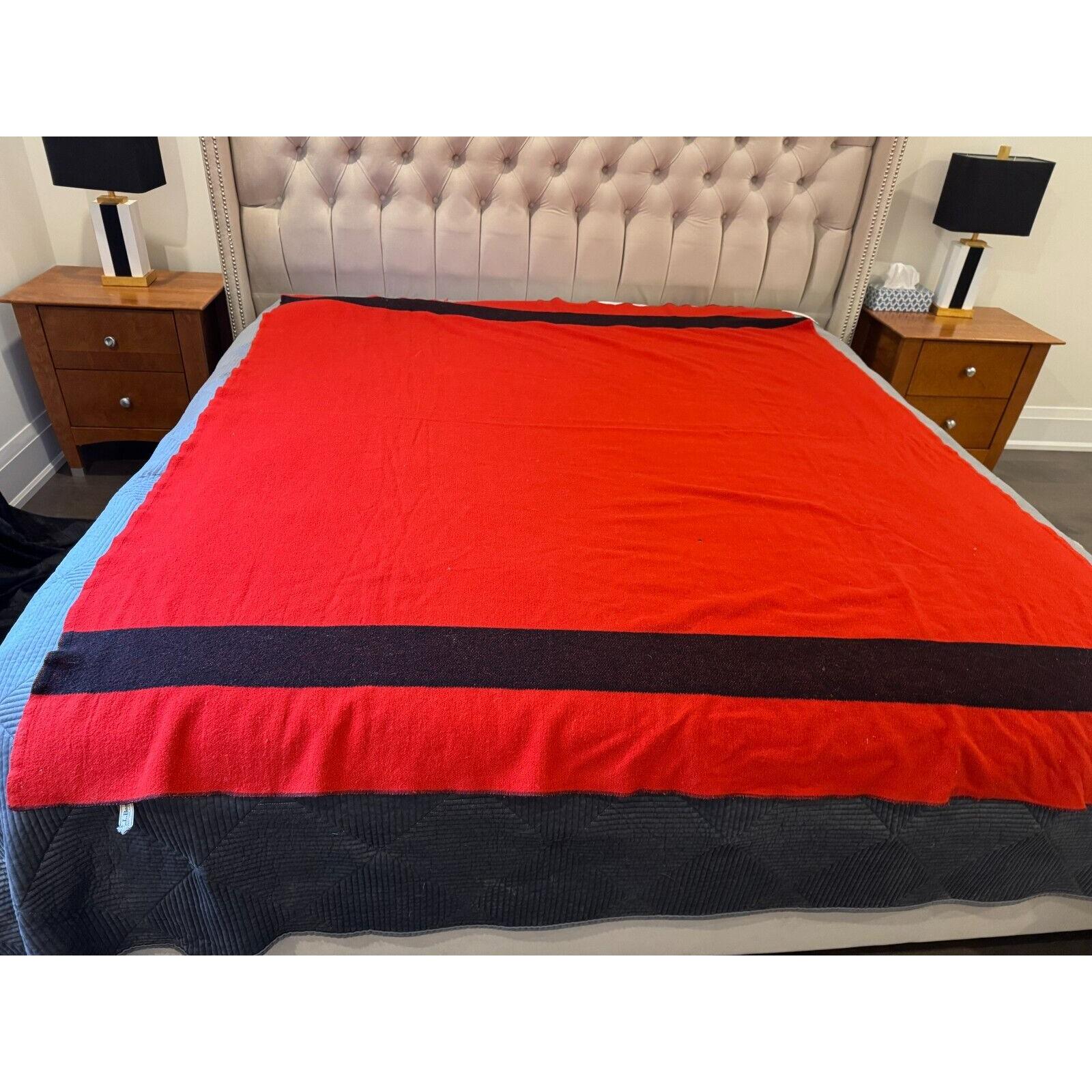 アウトドア寝具 80'sL.L.Bean Bean's Trapper Wool Blanket Vintage LL