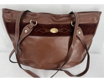 Vintage Italian Leather Valise - Vintage 1990s Florence Italy