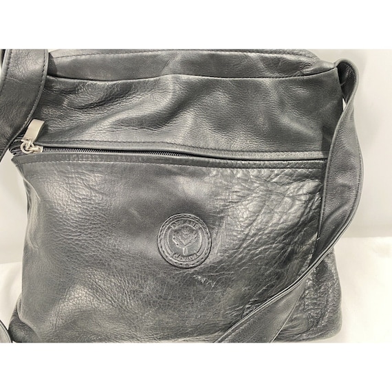 Vintage DELANE Canada Black Luxurious Leather Shoulder Bag Purse Handbag Made in Canada Etsy