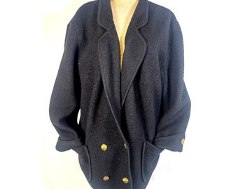 Vintage 90s Wool Car Short Coat Women Jacket Made in Italy - Etsy