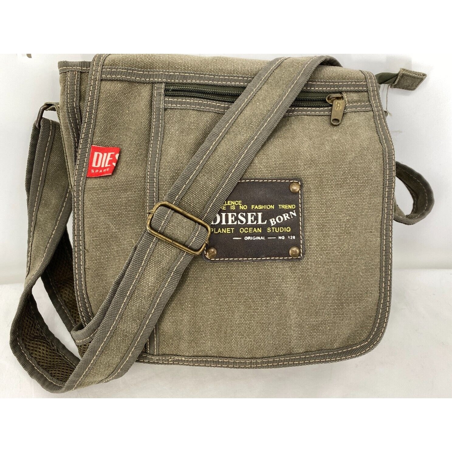 Vintage Y2K Diesel Military Green Thick Canvas Utility Vintage Y2K Diesel Military Green Thick Canvas Utility