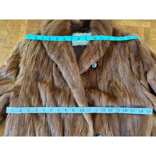 VTG Canadian Red Mink Coat Stroller Swing shops Jacket Coat Women's Sz M Avon Salon