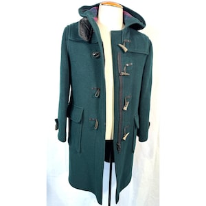 40s Dufflecoat | Vintage 1940s Valmeline West German Green