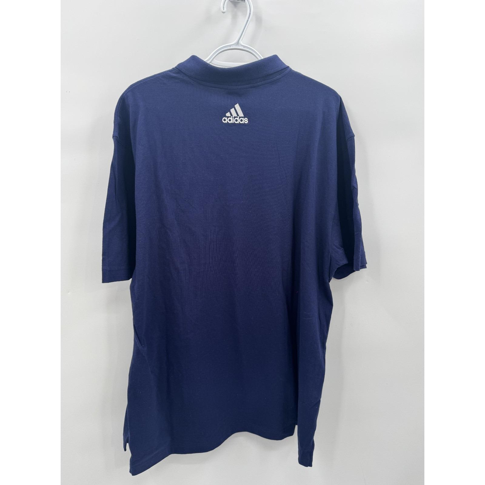 Vintage 1994 Adidas FRANCE 1998 World Cup Soccer Blue Cotton Polo