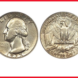 Rare 1932D Washington Quarter Silver Color USA United States Cool Coin. Discover now!