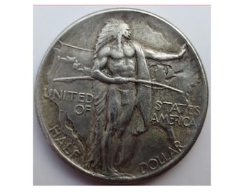 Rare 1926 Oregon Trail Half Dollar Silver Color USA United States Cool Coin. Discover now!
