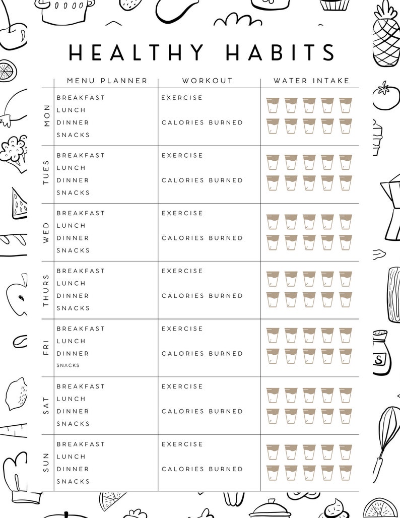 Weight Loss & Fitness Tracker Calorie Tracker Meal Planner Habit