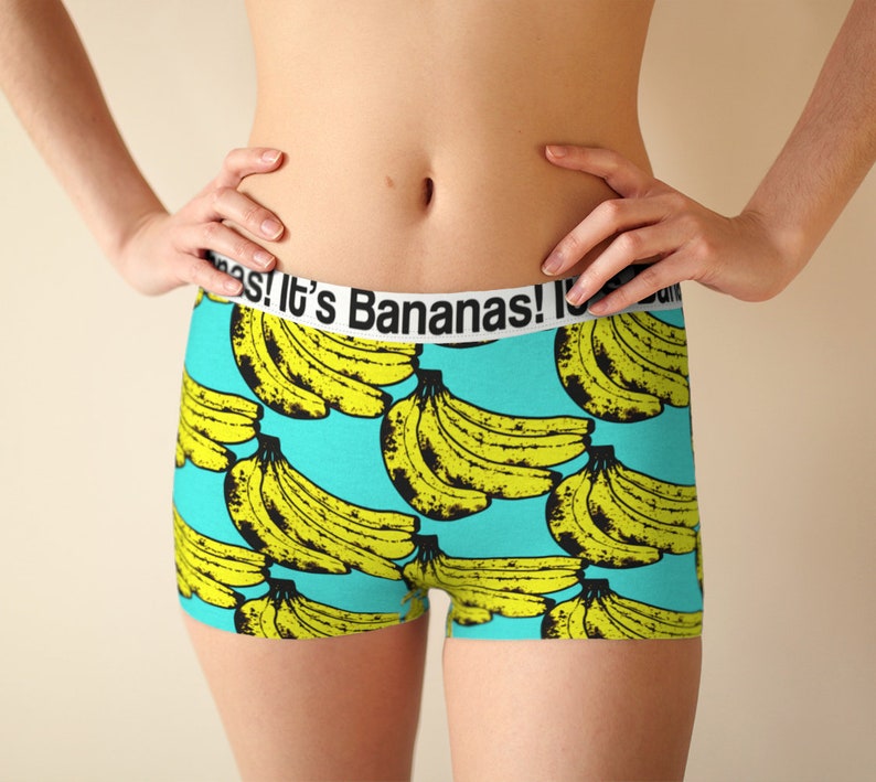 Fun Unisex Boyshort Underwear Banana Print Estce une banane Etsy