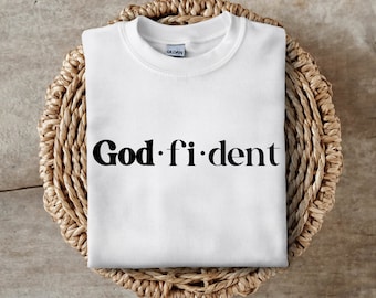 Sweat-shirt pour adulte Godfident | Sweat-shirt personnalisé | Sweat-shirt unisexe