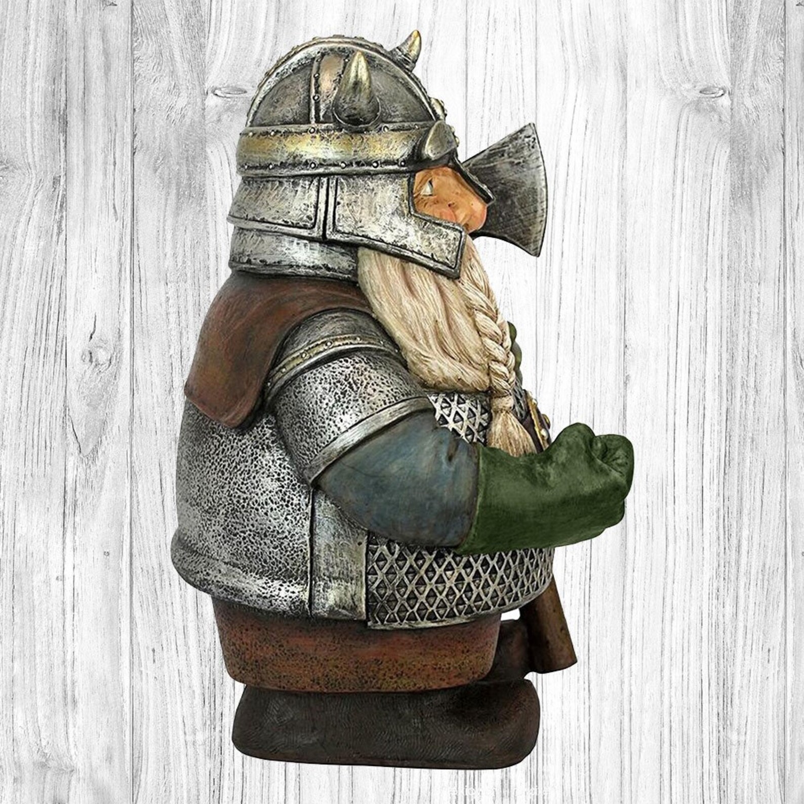 Viking Victor Norse Dwarf Gnome Estatuas de resina al aire Etsy