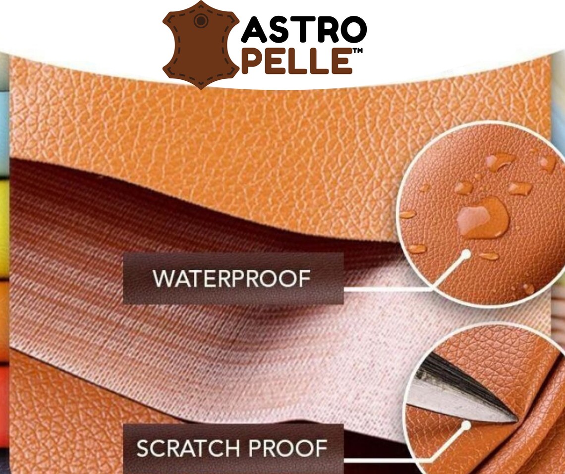 Similpelle Adesiva Bianca - Rotolo 80x200cm Per Riparazioni Mobili E Auto - Foto 8