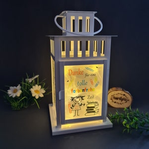 Photo lantern as a farewell gift for educators, teachers, childminders image 2