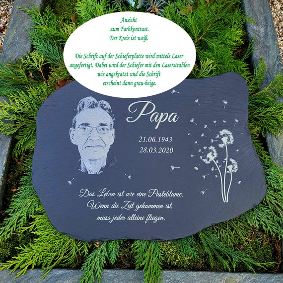 Targa In Ardesia Personalizzata 25x20 Cm Con Scritta Go Find A Gift - Incisa Al Laser Con Corda