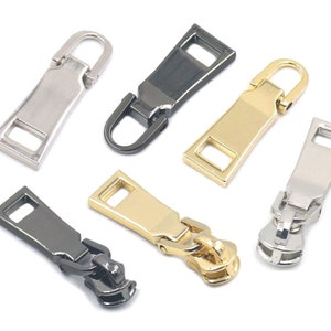 25pcs of Size 5 5mm Zinc Alloy Zipper Slider for Nylon or Metal